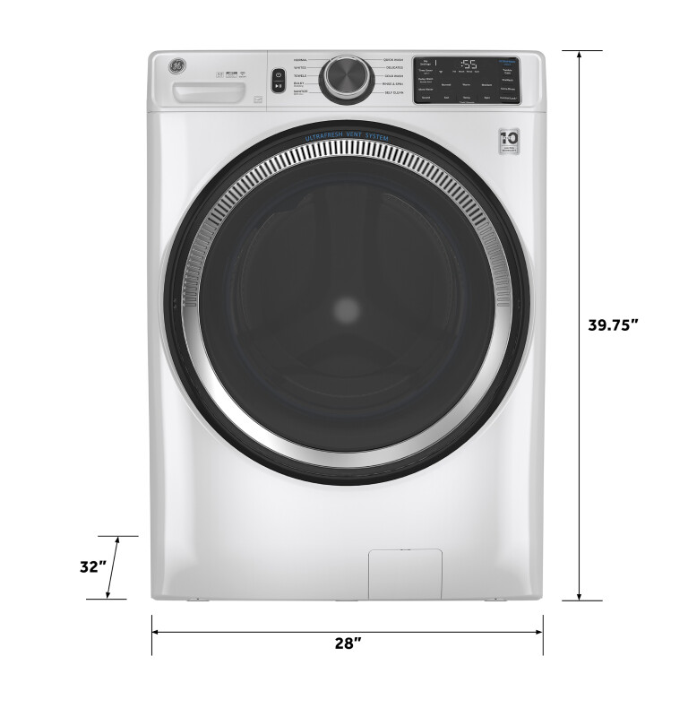 4.8 cu. ft. Capacity Smart Front Load Washer with UltraFresh Vent System with OdorBlock and Sanitize w/Oxi view 5