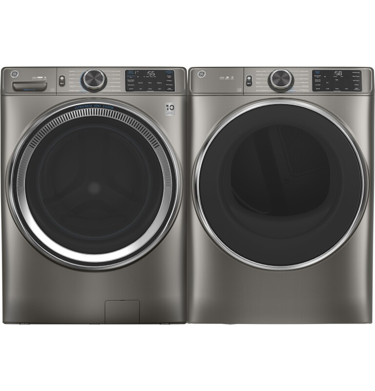 4.8 cu. ft. Capacity Smart Front Load Steam Washer with SmartDispense UltraFresh Vent System with OdorBlock and Steam GFW650SPNSN