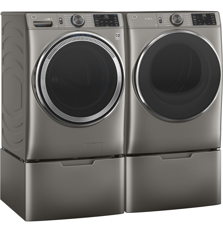 4.8 cu. ft. Capacity Smart Front Load Steam Washer with SmartDispense UltraFresh Vent System with OdorBlock and Steam GFW650SPNSN