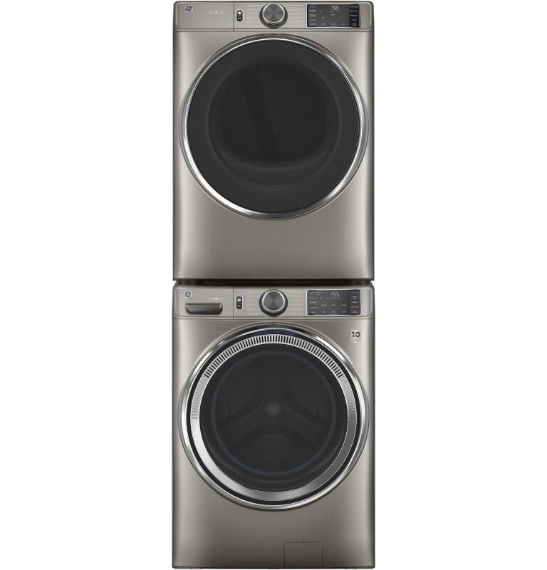 4.8 cu. ft. Capacity Smart Front Load Steam Washer with SmartDispense UltraFresh Vent System with OdorBlock and Steam GFW650SPNSN