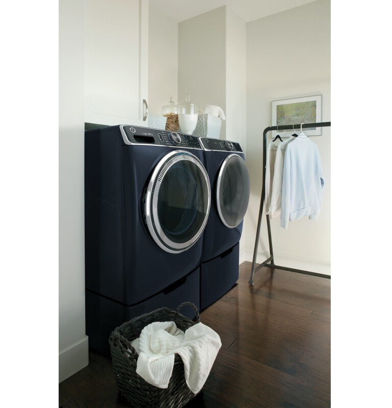 5.0 cu. ft. Capacity Smart Front Load Steam Washer with SmartDispense UltraFresh Vent System with OdorBlock and Steam GFW850SPNRS