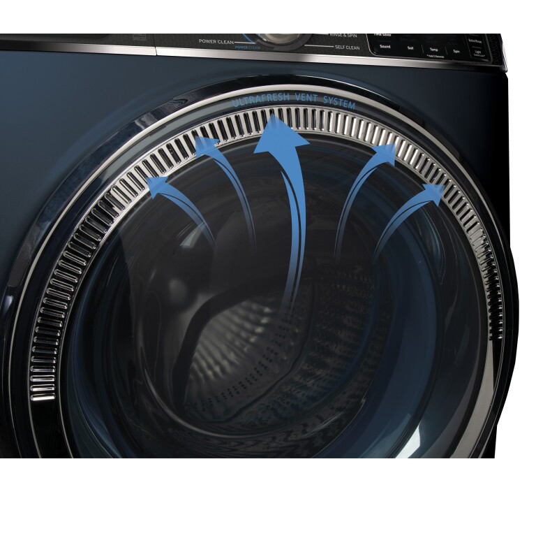 5.0 cu. ft. Capacity Smart Front Load Steam Washer with SmartDispense UltraFresh Vent System with OdorBlock and Steam GFW850SPNRS