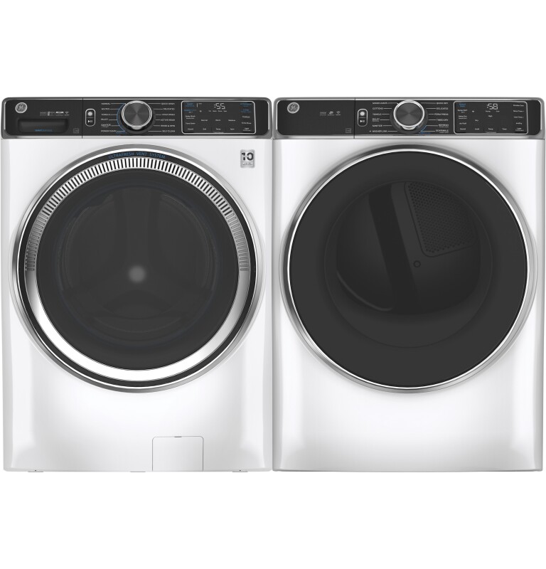 5.0 cu. ft. Capacity Smart Front Load Steam Washer with SmartDispense UltraFresh Vent System with OdorBlock and Steam GFW850SSNWW