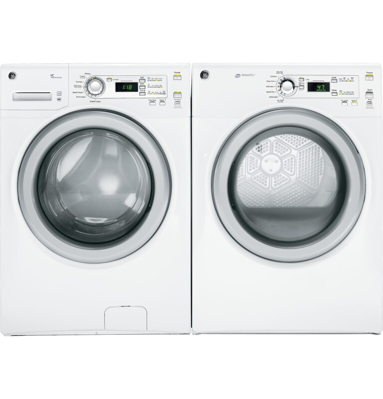 3.6 DOE Cu. Ft. Capacity Front load Washer with Stainless Steel Basket GFWH1200DWW