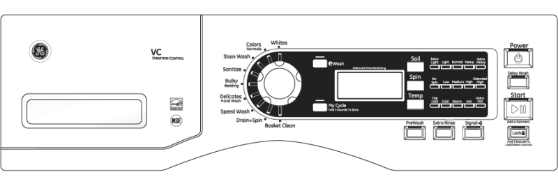 4.1 DOE Cu. Ft. Capacity Frontload Washer GFWH1400DWW