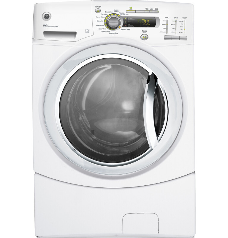 GE 4.1 DOE cu. ft. stainless steel capacity frontload washer White GFWH2400LWW Picture 1