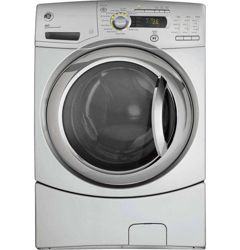 4.1 DOE cu. ft. stainless steel capacity frontload washer GFWH2405LMS