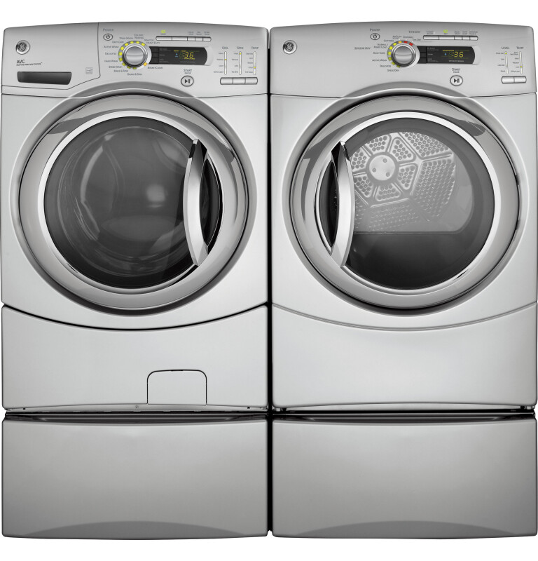4.1 DOE cu. ft. stainless steel capacity frontload washer GFWH2405LMS