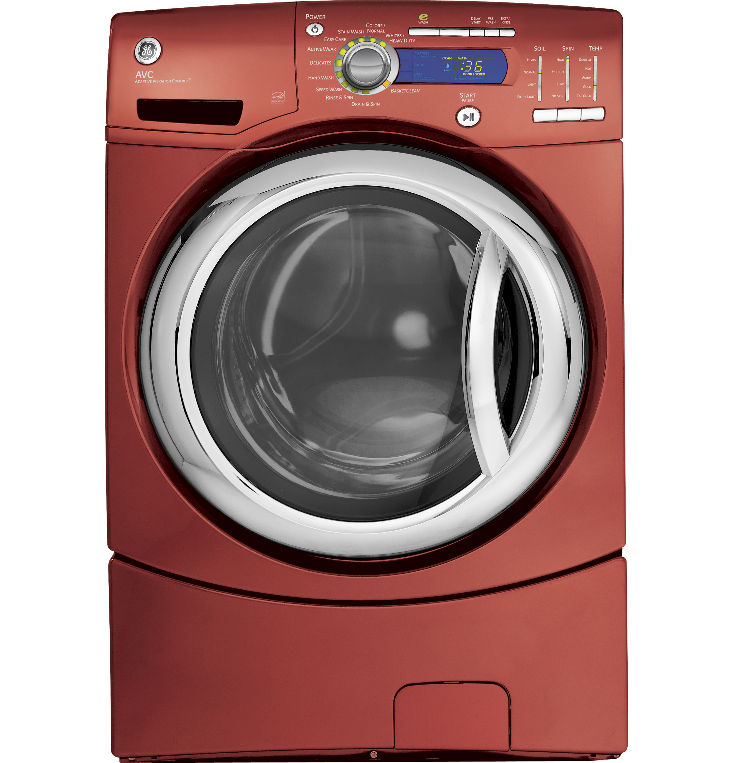 4.1 DOE cu. ft. stainless steel capacity frontload washer GFWH2405LMV