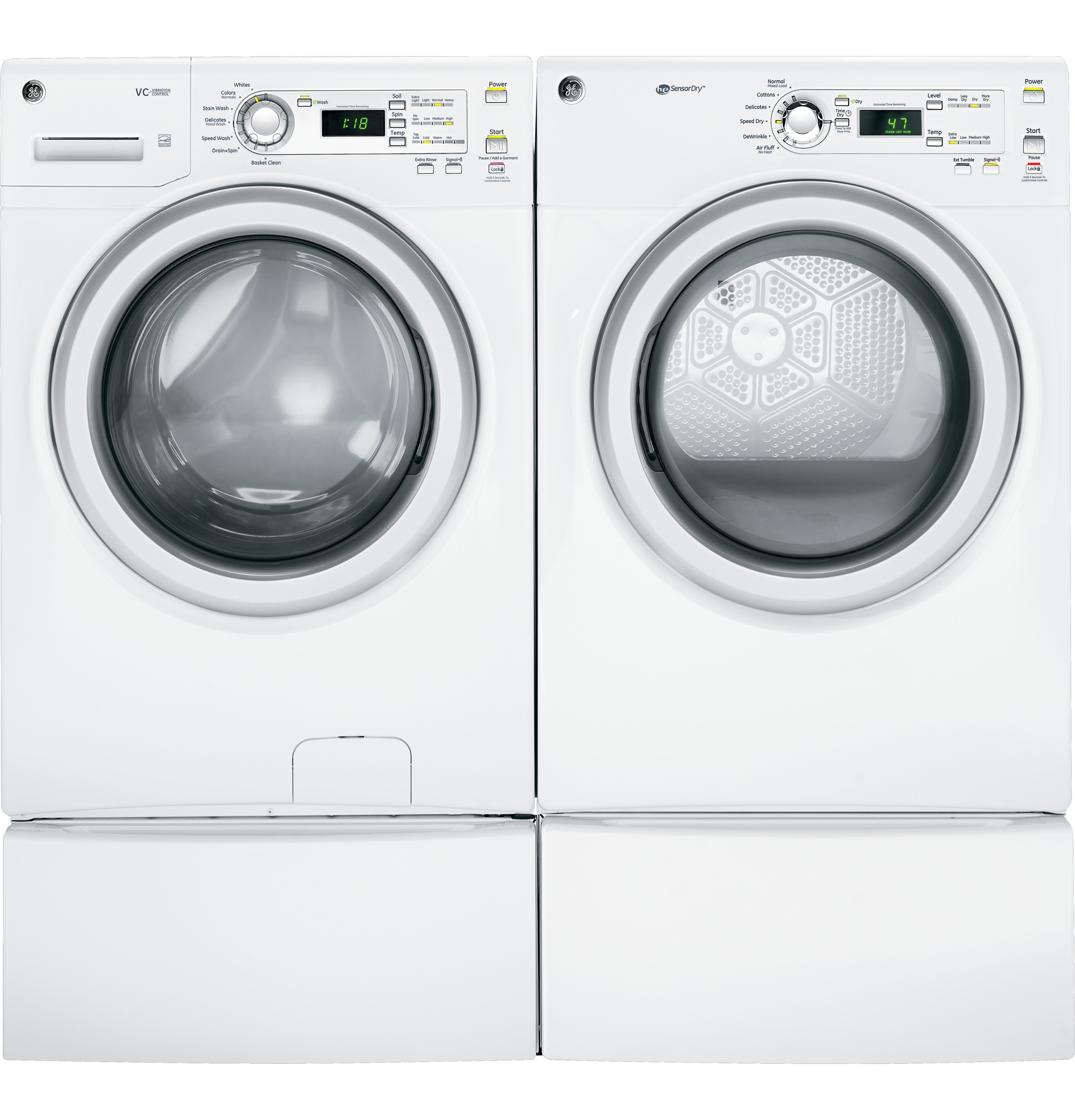 3.6 DOE Cu. Ft. Capacity Frontload Washer with Stainless Steel Basket GFWN1100DWW