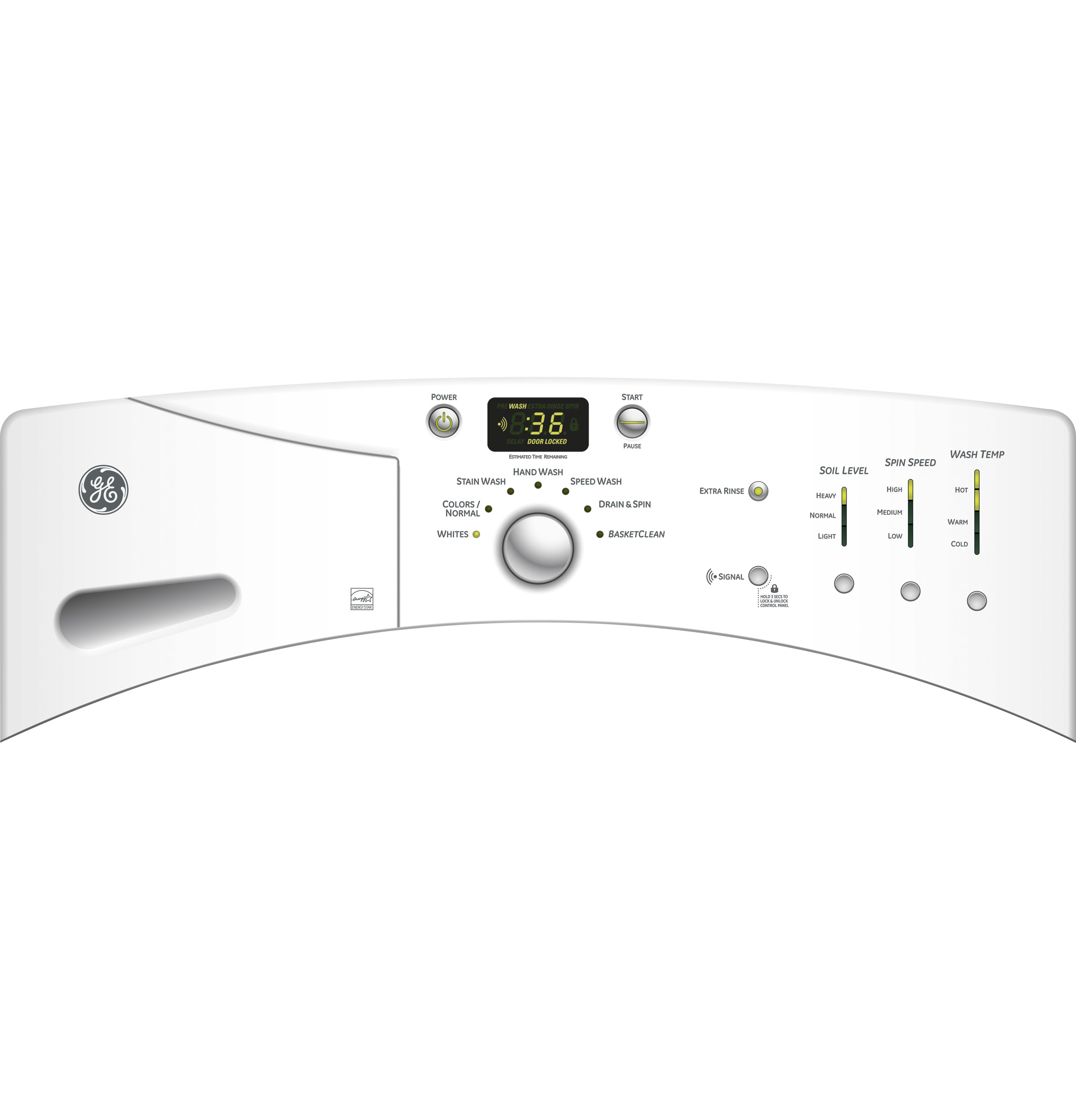 3.5 DOE Cu. Ft. Capacity Frontload Washer GFWN1100LWW