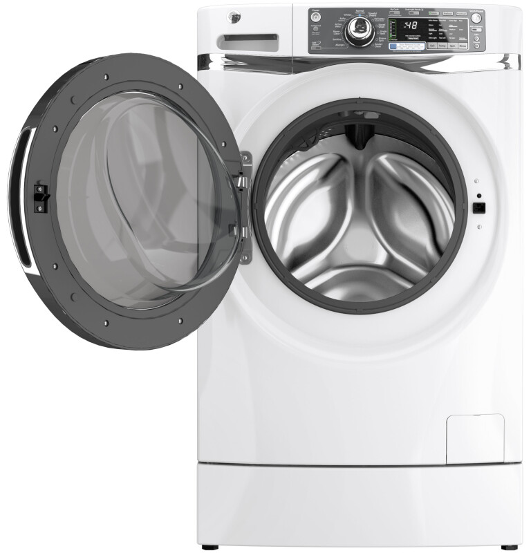4.8 DOE cu. ft. capacity RightHeight Design Front Load washer GFWR4800FWW