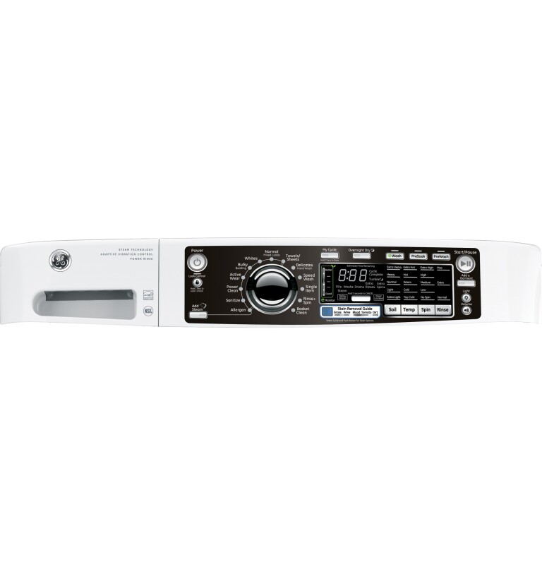 4.8 DOE cu. ft. capacity RightHeight Design Front Load washer GFWR4800FWW