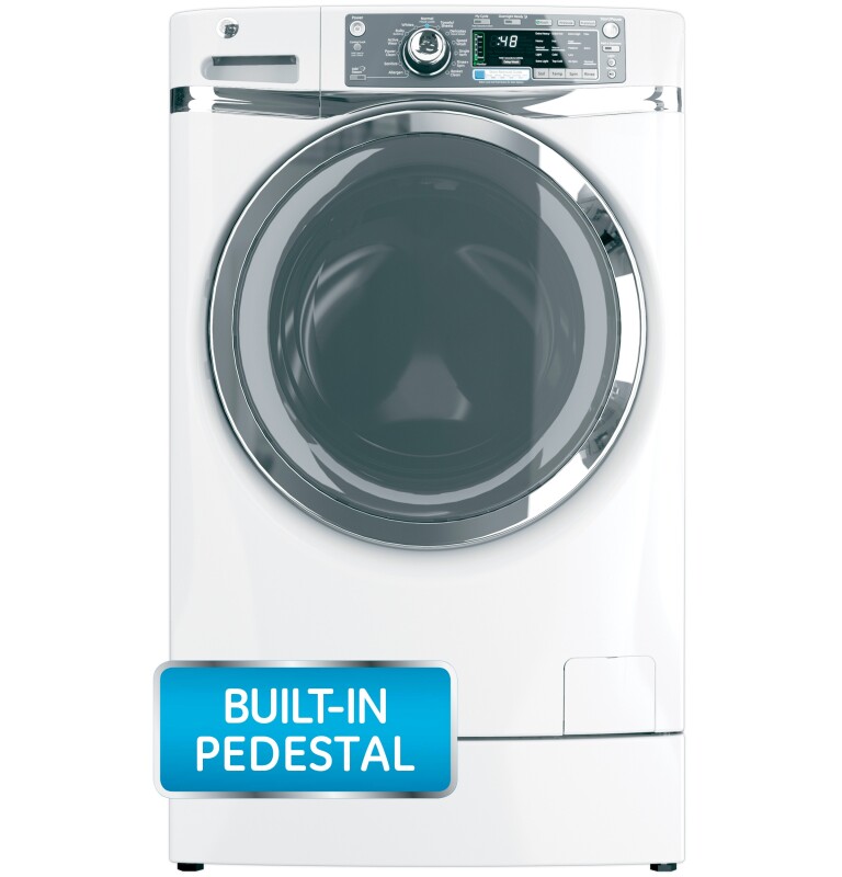 4.8 DOE cu. ft. capacity RightHeight Design Front Load washer GFWR4800FWW