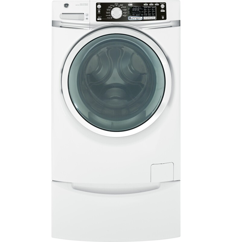 4.5 DOE cu. ft. capacity Front Load washer with steam GFWS2600FWW