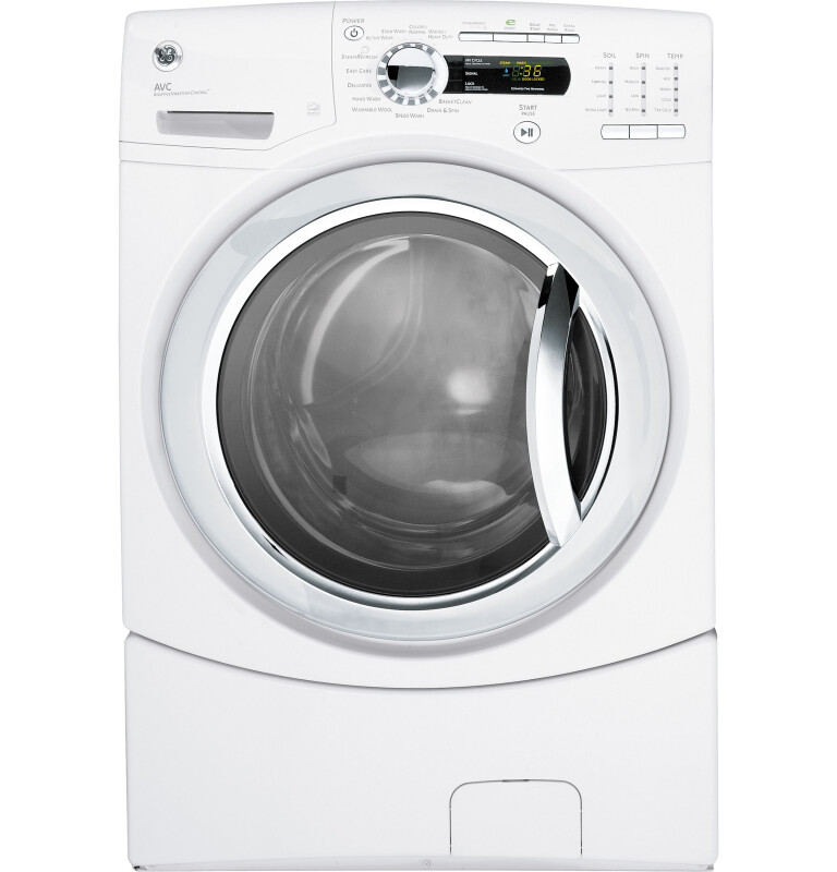 4.1 DOE cu. ft. stainless steel capacity frontload washer with Steam GFWS3500LWW