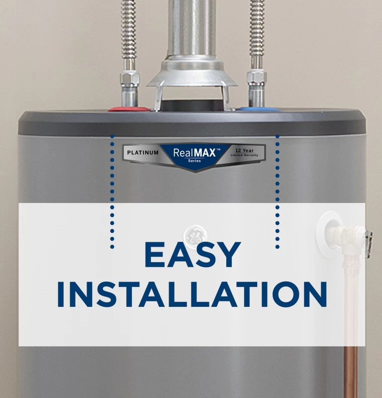 RealMAX Choice 30-Gallon Tall Natural Gas Atmospheric Water Heater GG30T08BXR