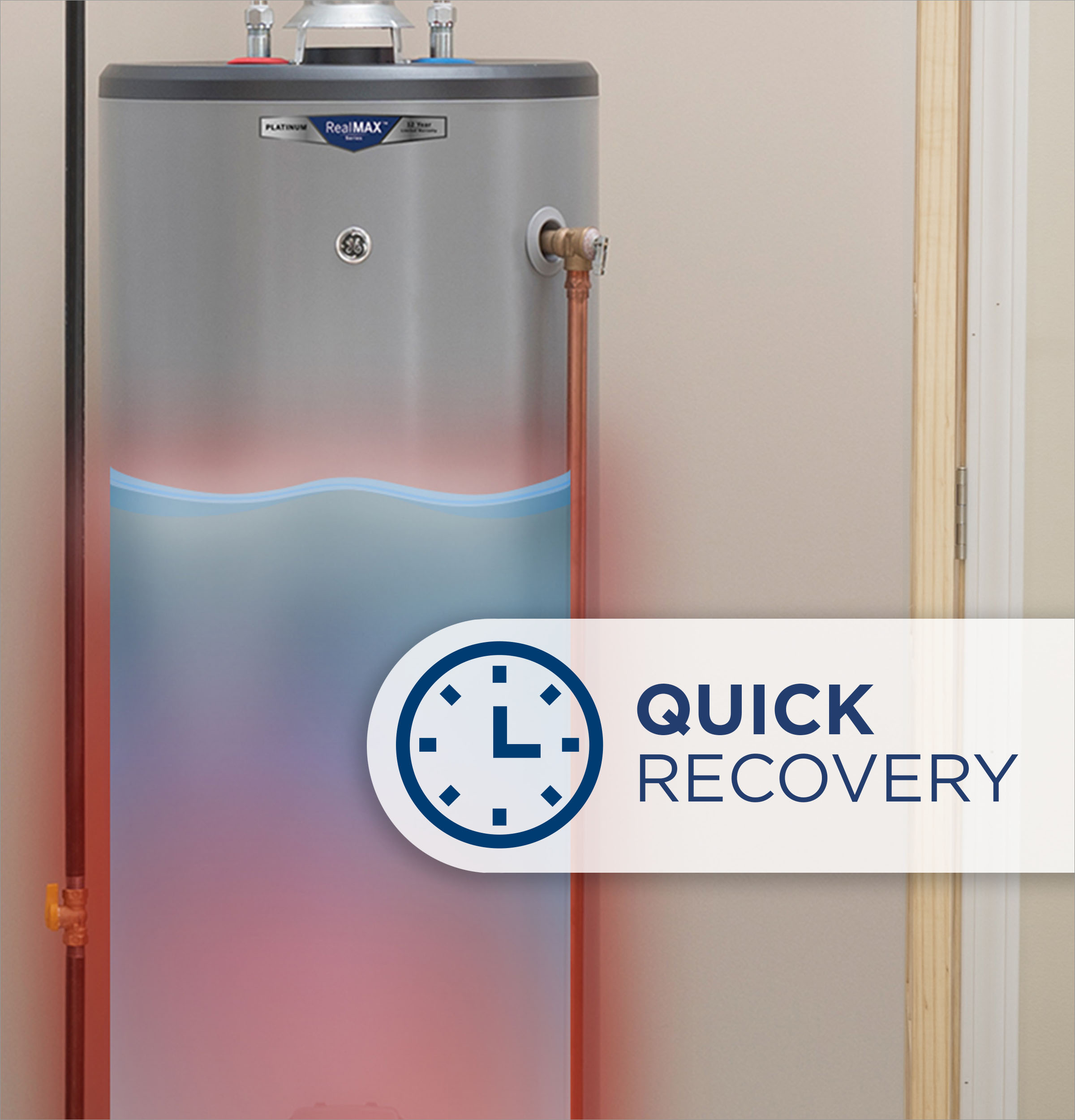 RealMAX Choice 30-Gallon Tall Natural Gas Atmospheric Water Heater view 7