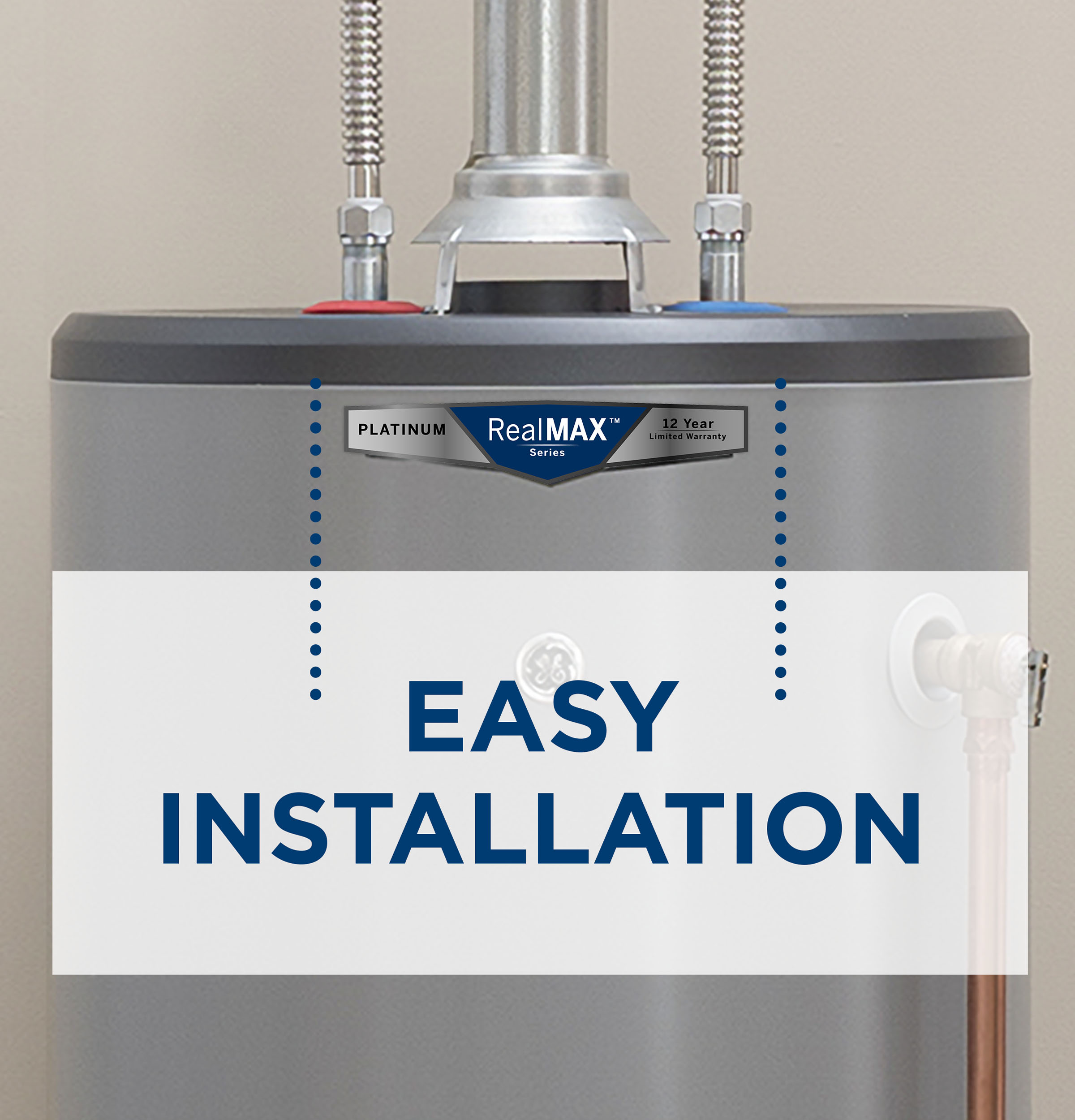 RealMAX Choice 40-Gallon Short Natural Gas Atmospheric Water Heater view 7