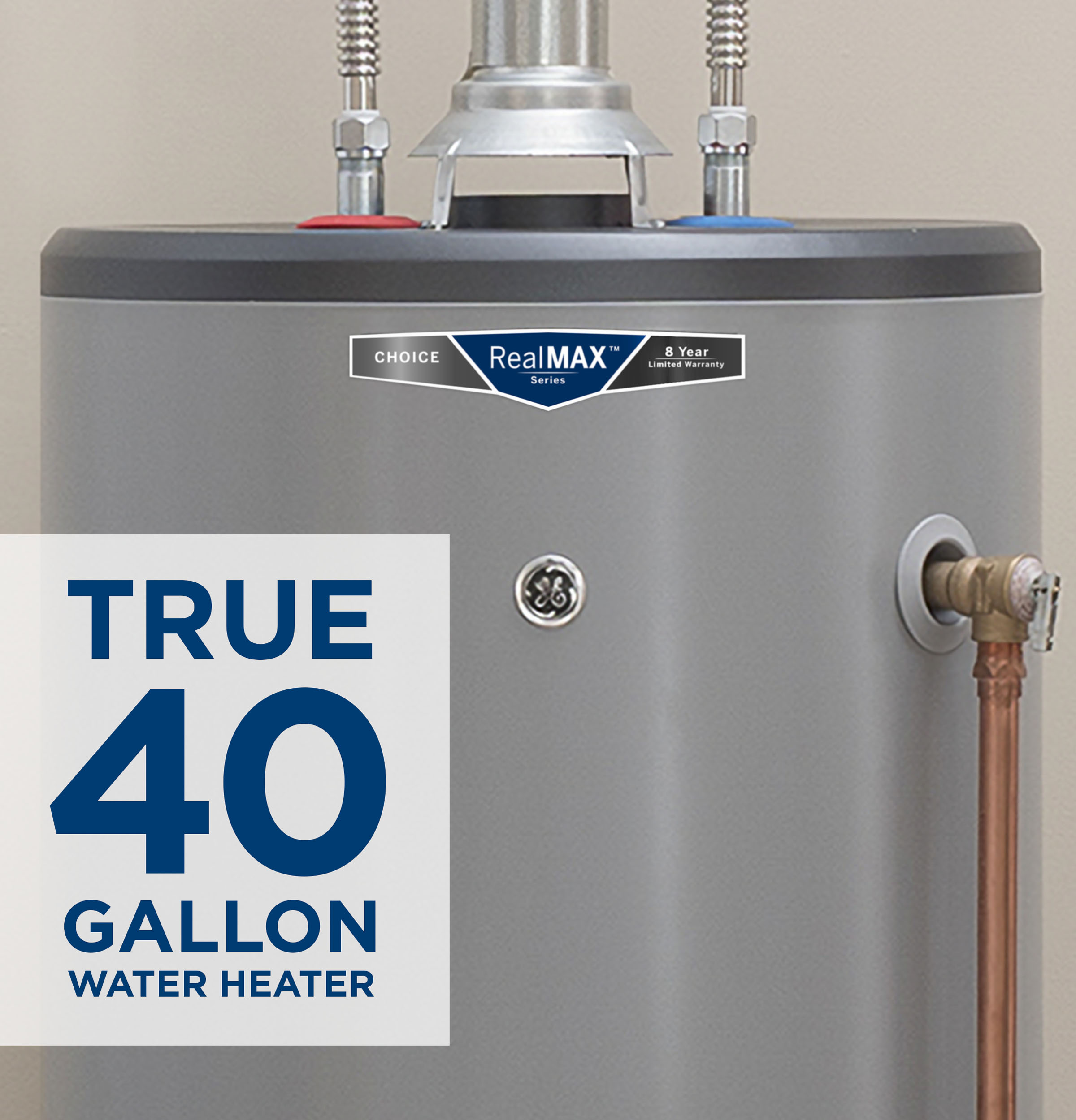RealMAX Choice 40-Gallon Short Natural Gas Atmospheric Water Heater view 10