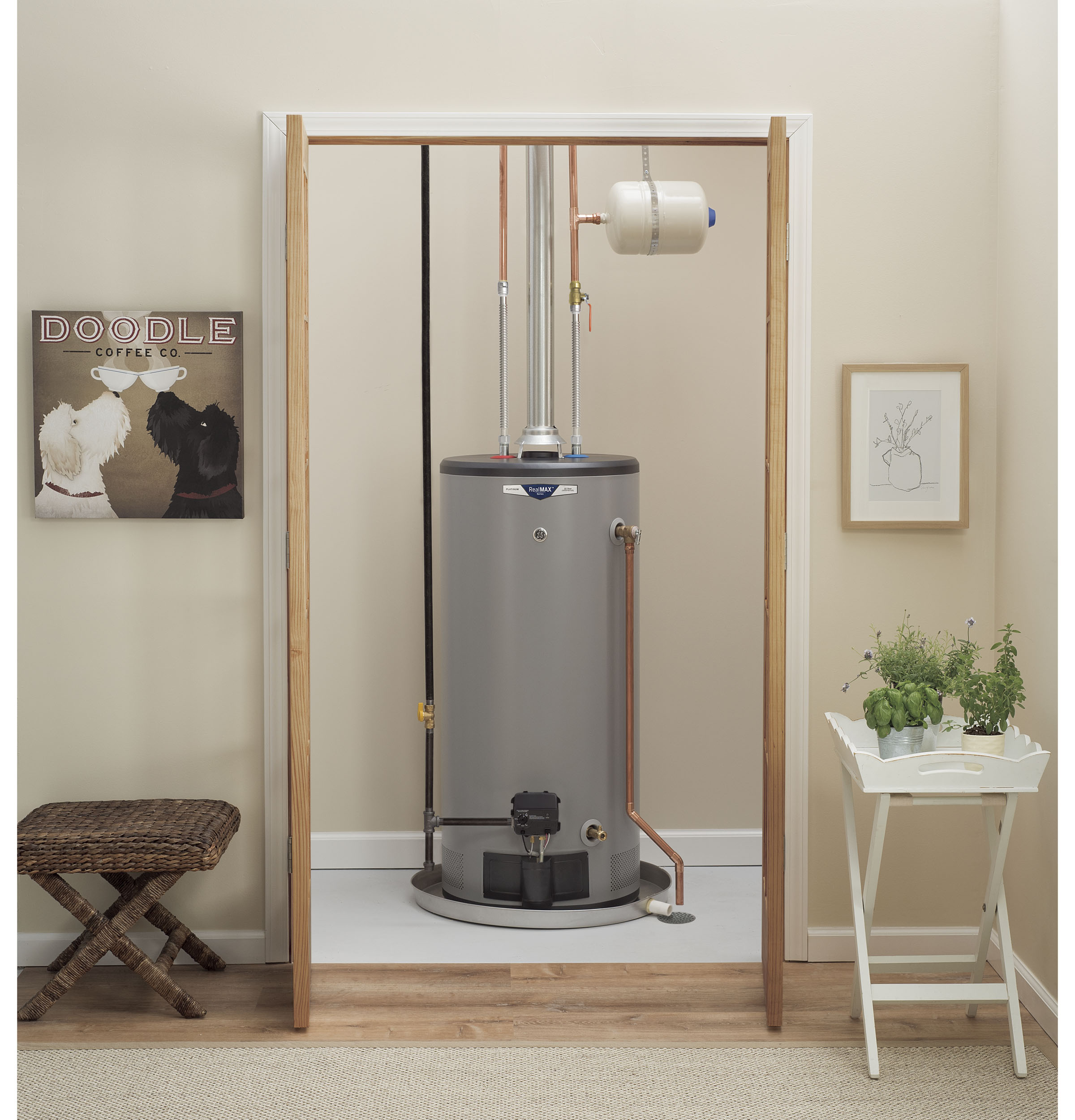 RealMAX Platinum 40-Gallon Short Natural Gas Atmospheric Water Heater view 4