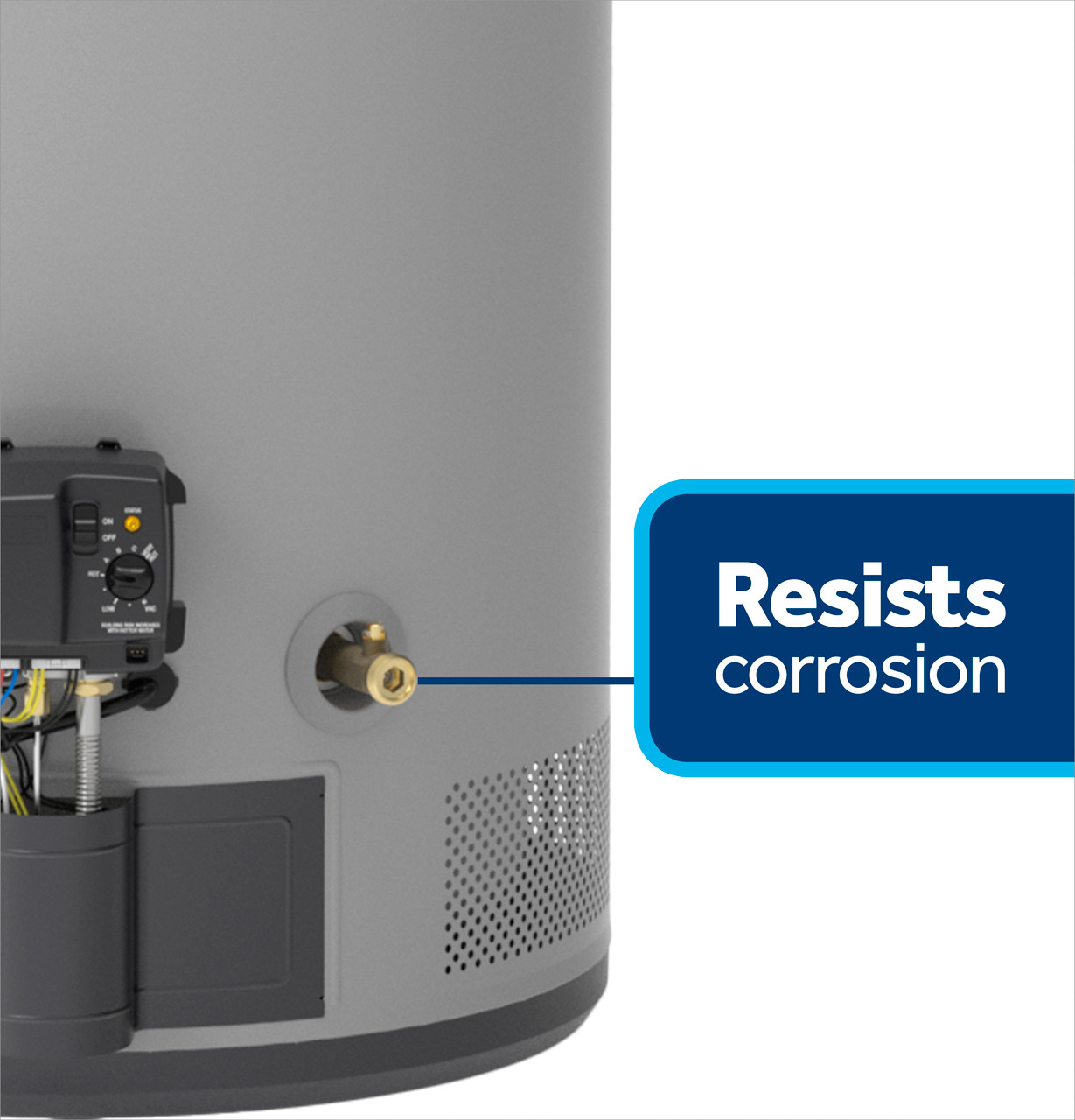 RealMAX Choice 40-Gallon Tall Natural Gas Power Vent Low-NOx Water Heater GG40T08AYV