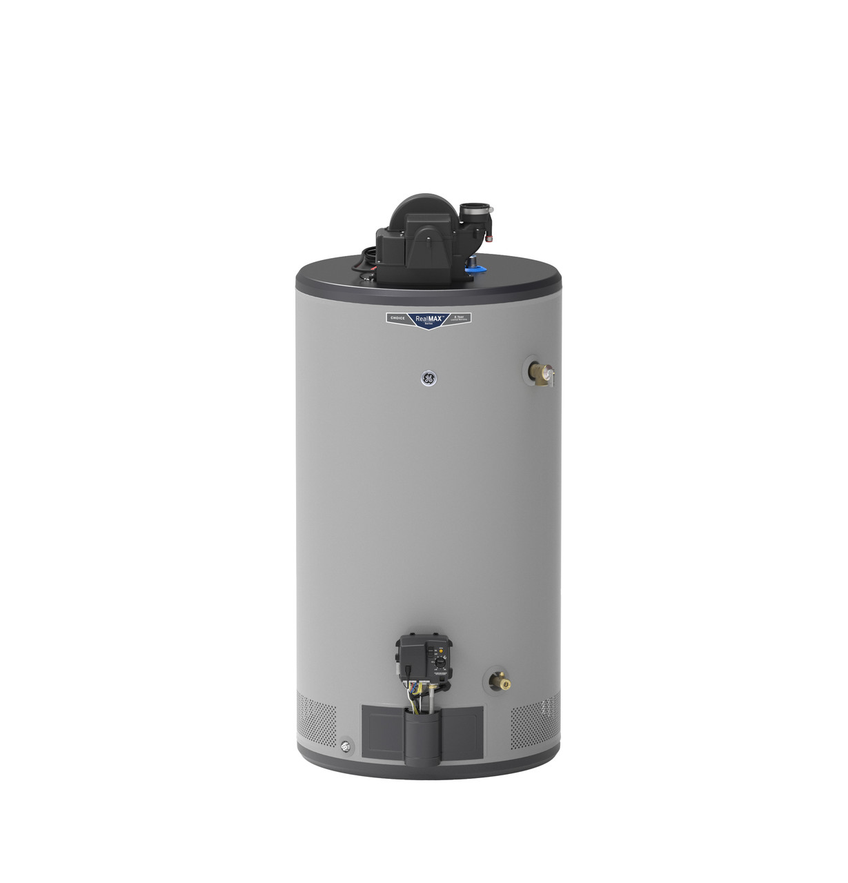 RealMAX Choice 50-Gallon Short Natural Gas Power Vent Low-NOx Water Heater view 6