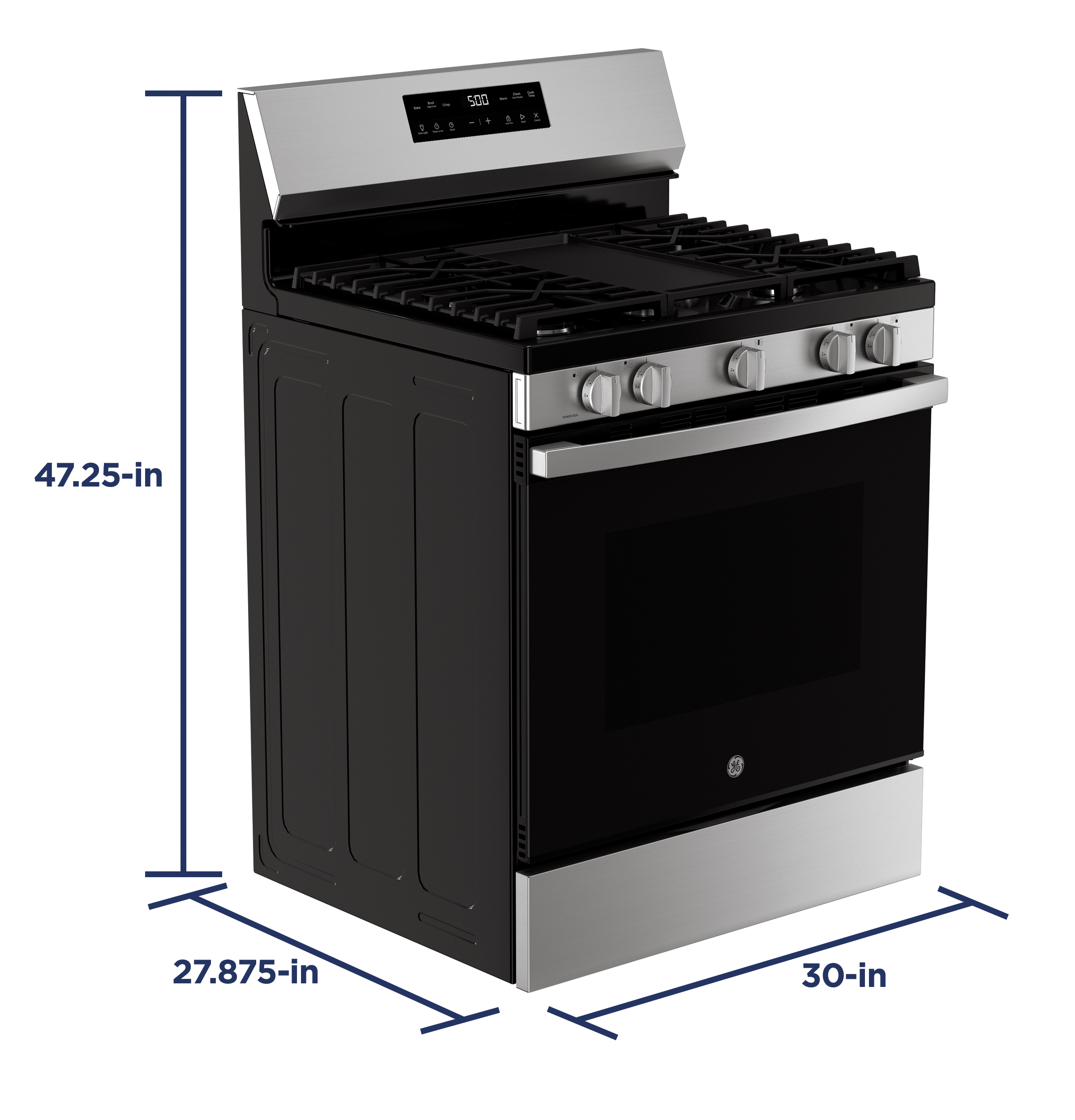 30" Free-Standing Gas Range with Crisp Mode view 3