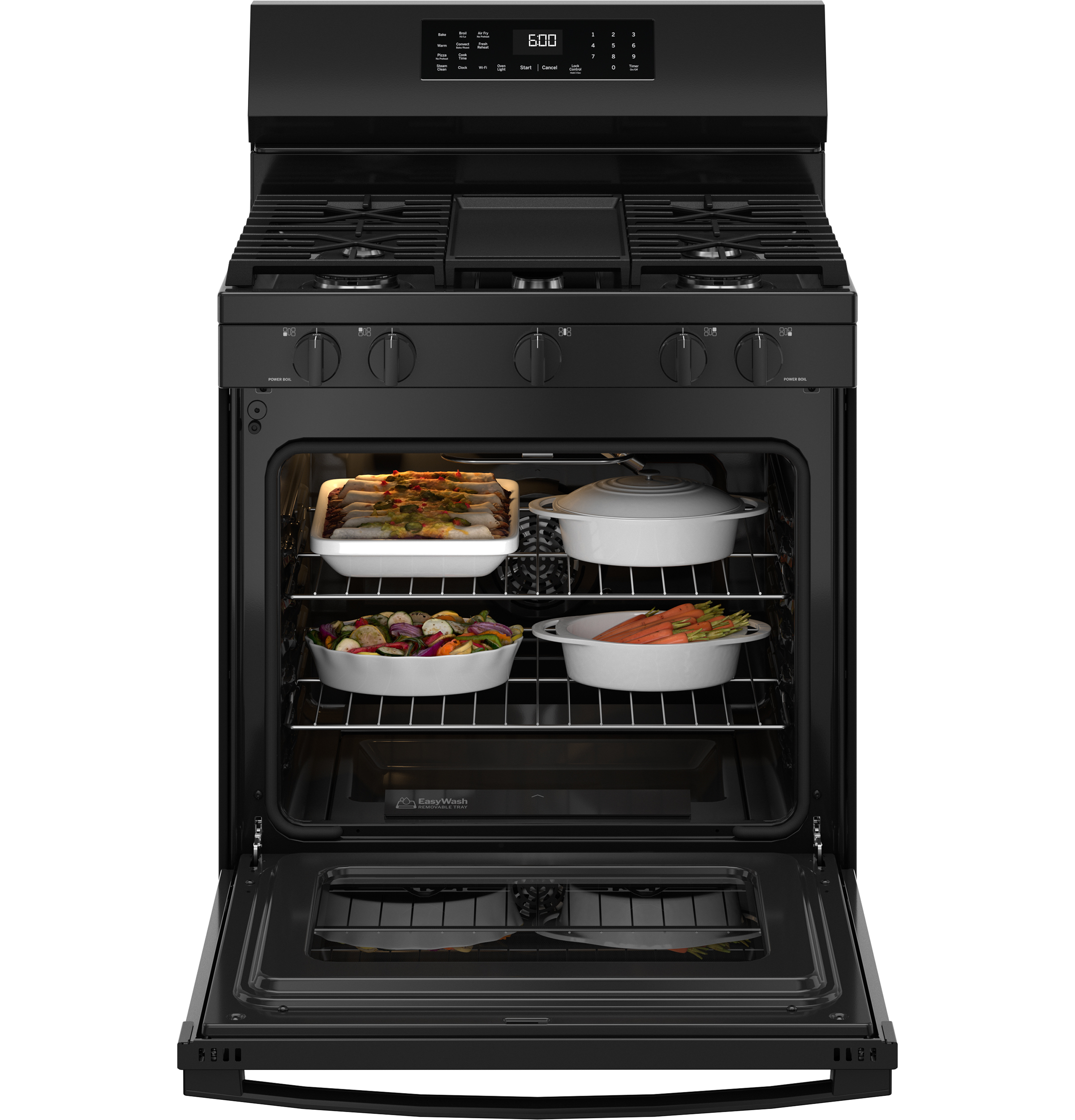 30" Free-Standing Gas Convection Range with No Preheat Air Fry and EasyWash Oven Tray view 22