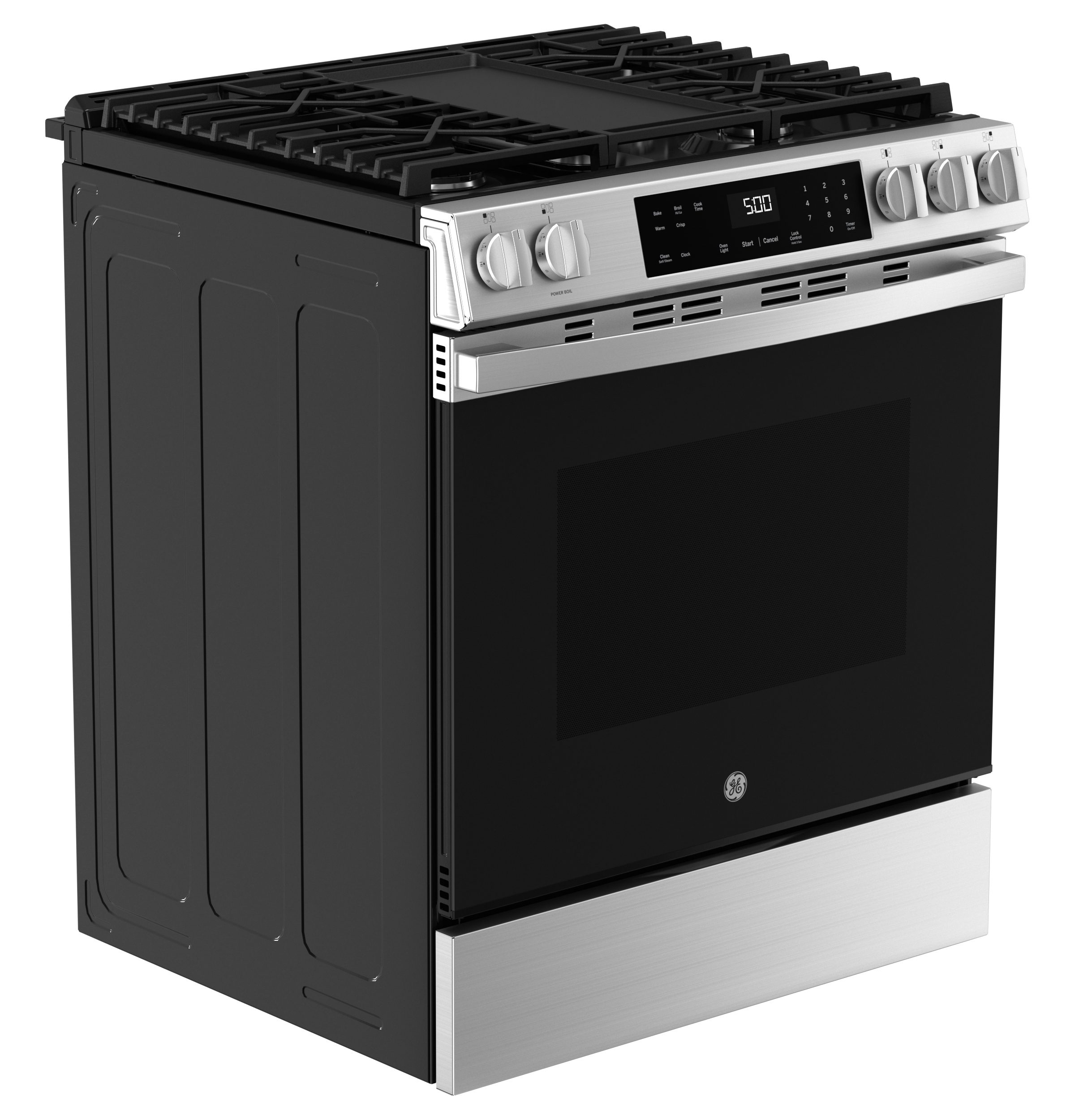 30" Slide-In Front-Control Gas Range with Crisp Mode view 3