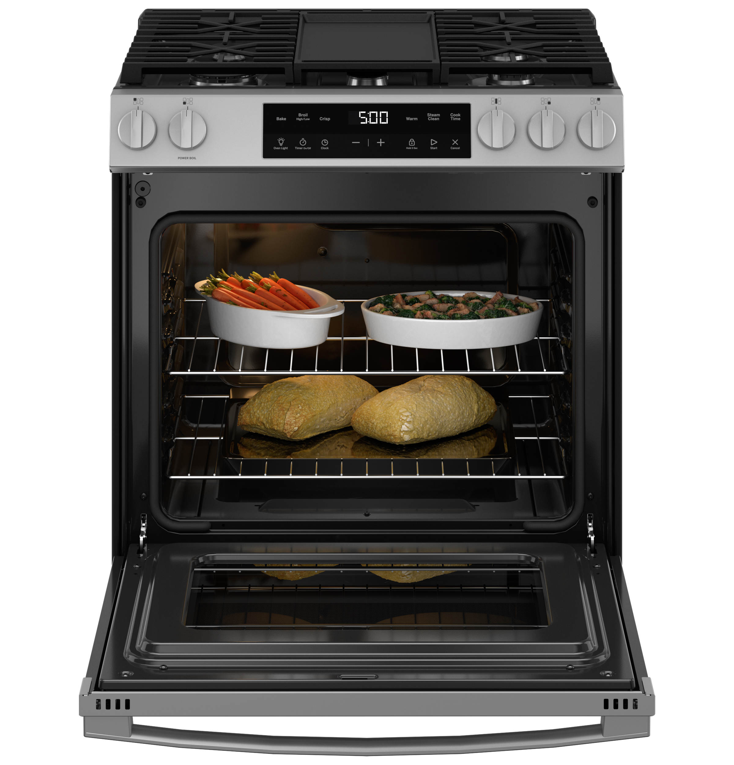 30" Slide-In Front Control Gas Range with Crisp Mode view 22