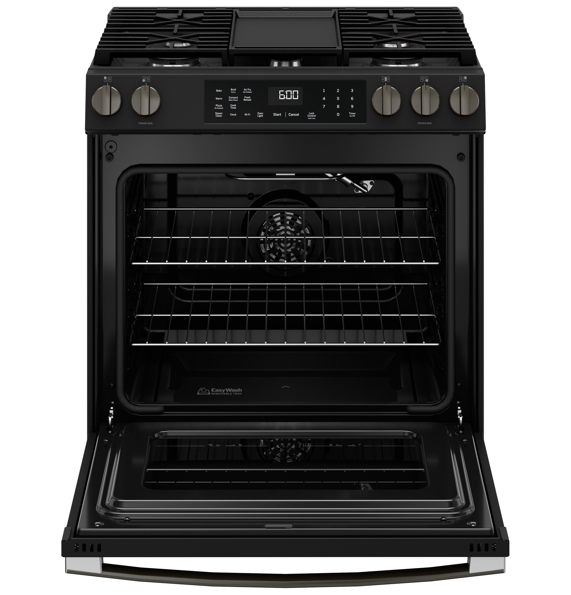 30" Slide-In Front-Control Convection Gas Range with No Preheat Air Fry and EasyWash Oven Tray view 21