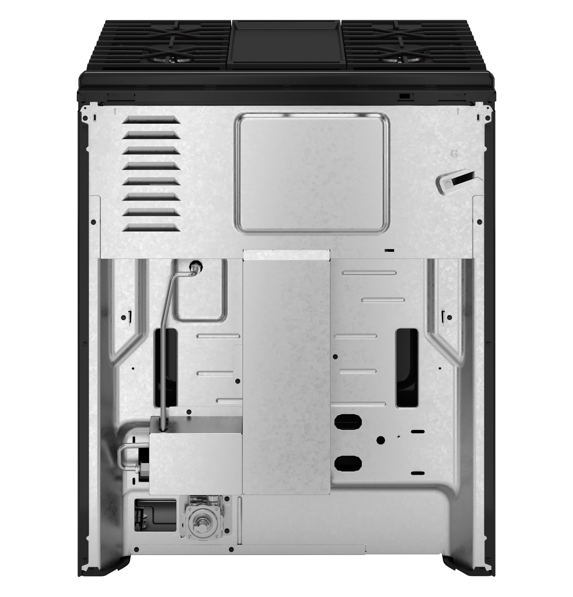 30" Slide-In Front-Control Convection Gas Range with No Preheat Air Fry and EasyWash Oven Tray view 36