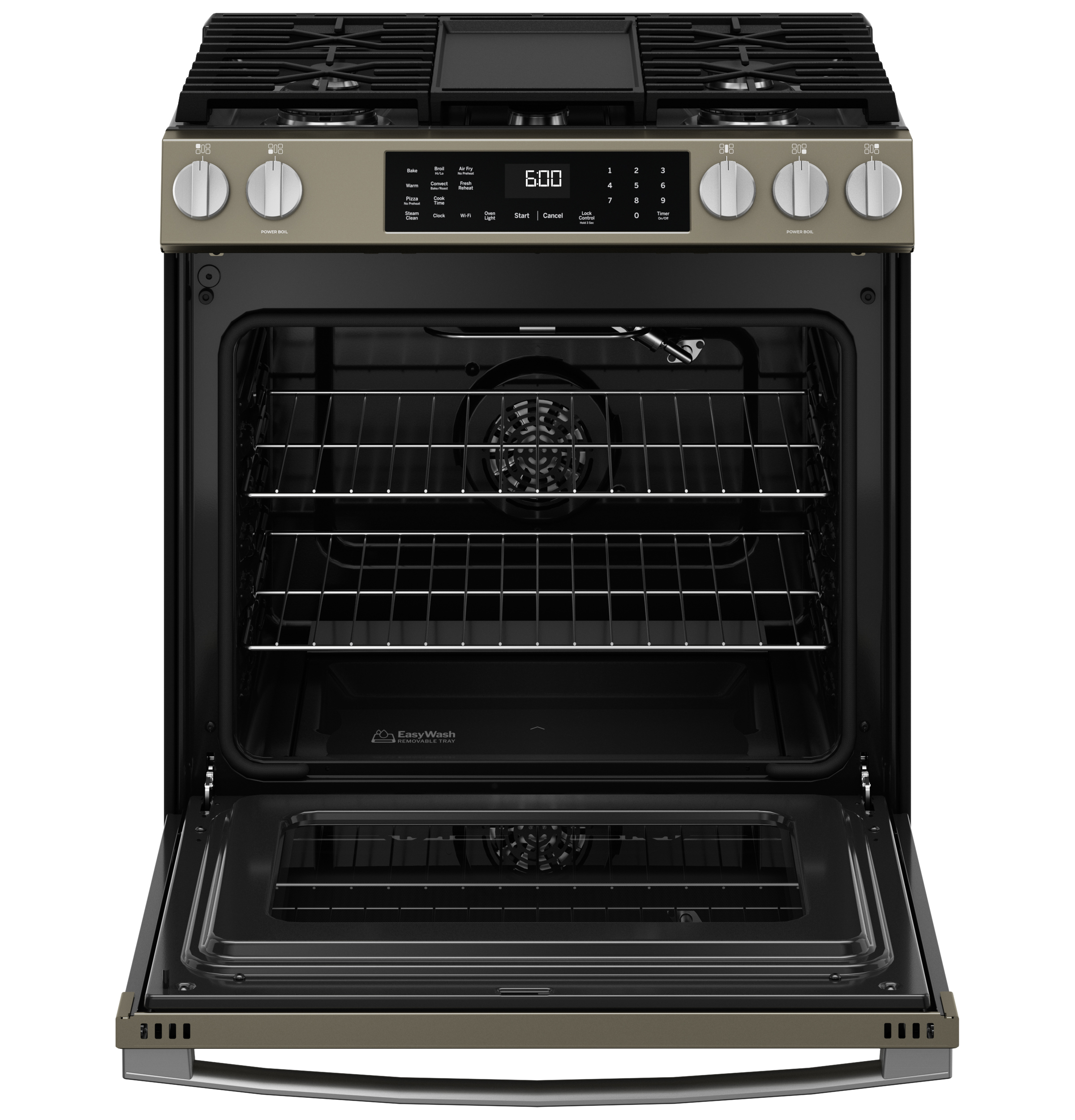 30" Slide-In Front-Control Convection Gas Range with No Preheat Air Fry and EasyWash Oven Tray view 21
