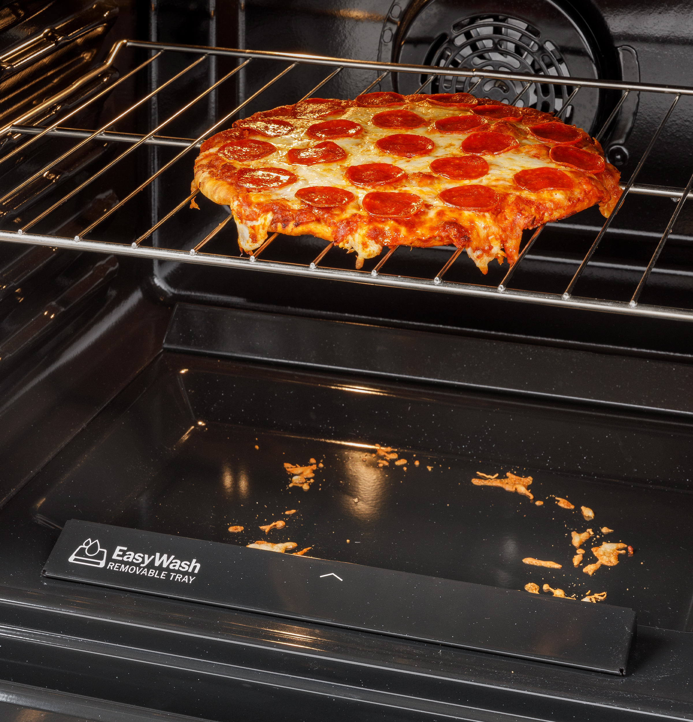 30" Slide-In Front-Control Convection Gas Range with No Preheat Air Fry and EasyWash Oven Tray view 27