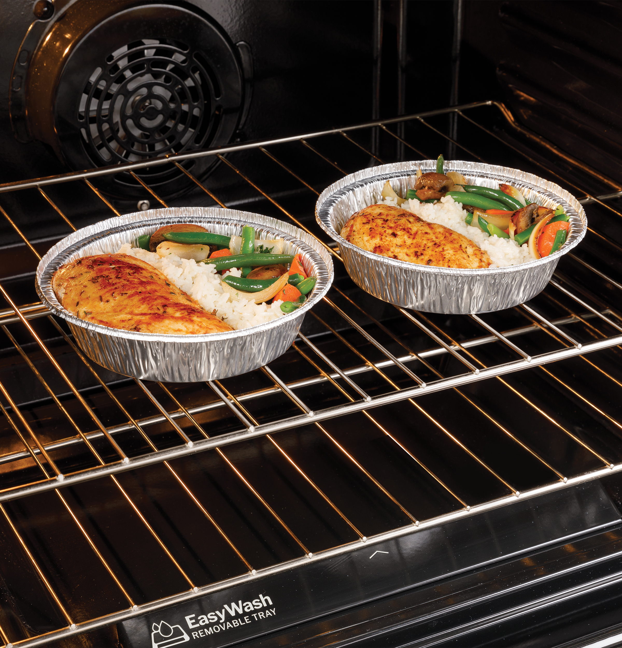 30" Slide-In Front-Control Convection Gas Range with No Preheat Air Fry and EasyWash Oven Tray view 35