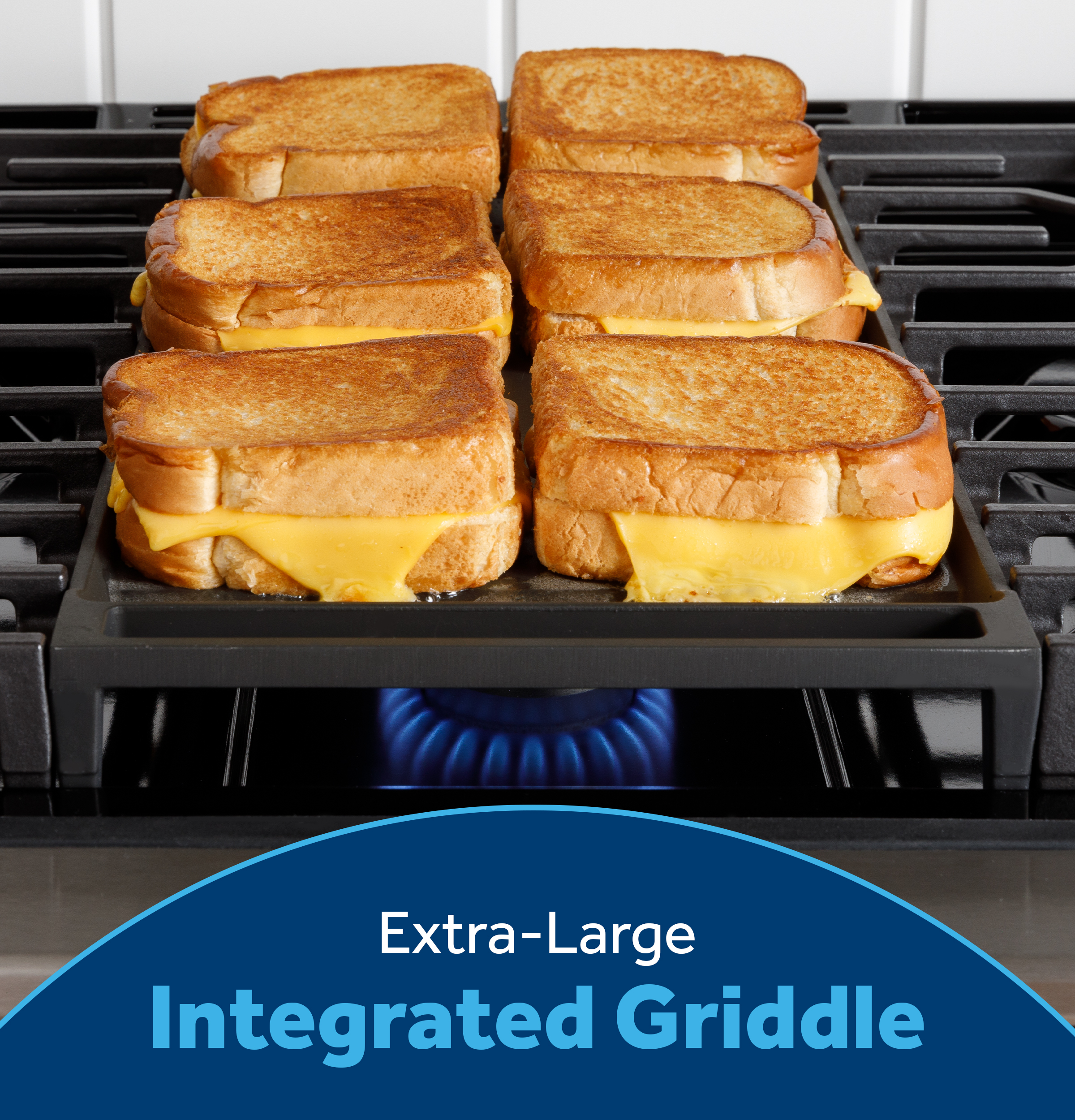 30" Slide-In Front-Control Convection Gas Range with No Preheat Air Fry and EasyWash Oven Tray view 5