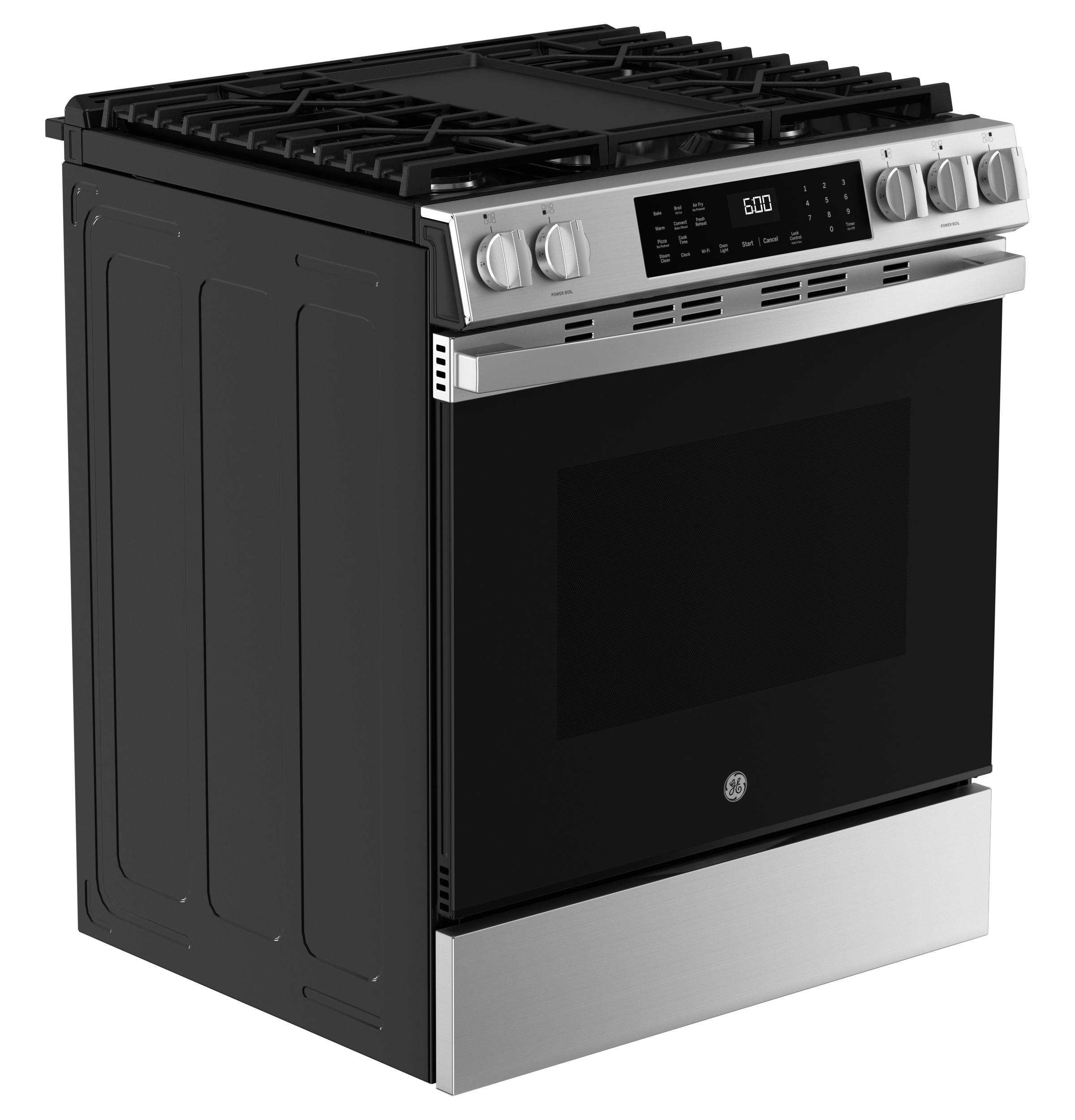 30" Slide-In Front-Control Convection Gas Range with No Preheat Air Fry and EasyWash Oven Tray view 16