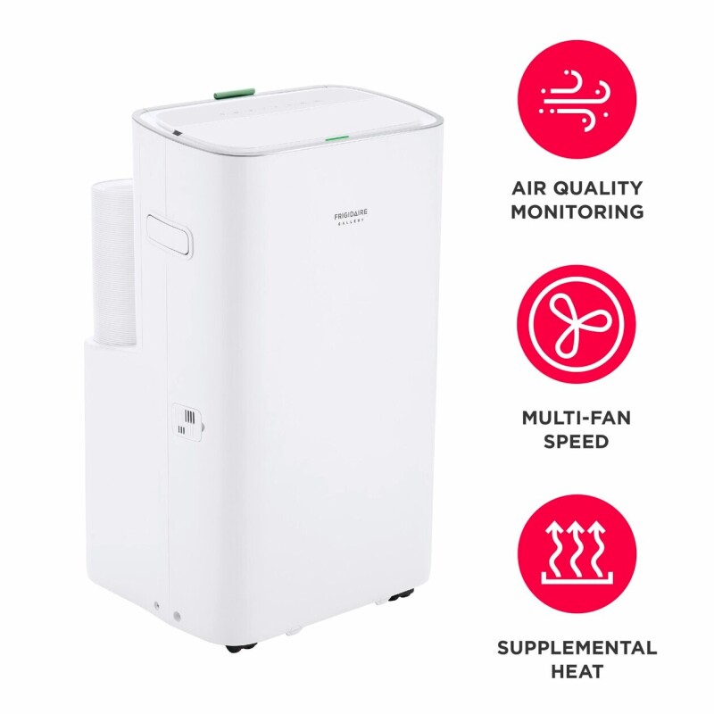 3-in-1 Connected Inverter Portable Room Air Conditioner with Supplemental Heat 14,000 BTU (ASHRAE) / 10,000 BTU (DOE) GHPH142AA1