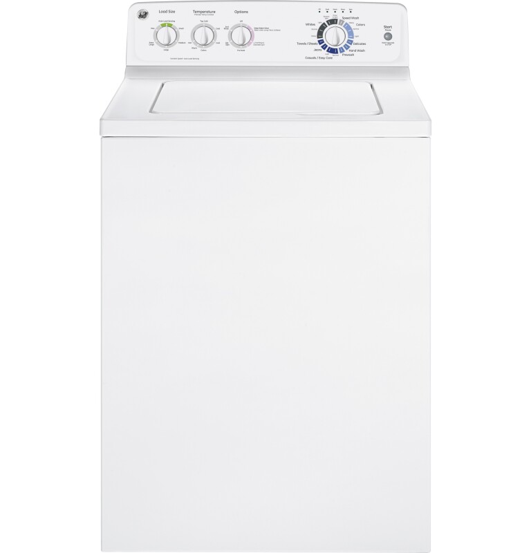 3.8 DOE cu. ft. stainless steel capacity washer GHWN4250DWW, product image 4 of 5