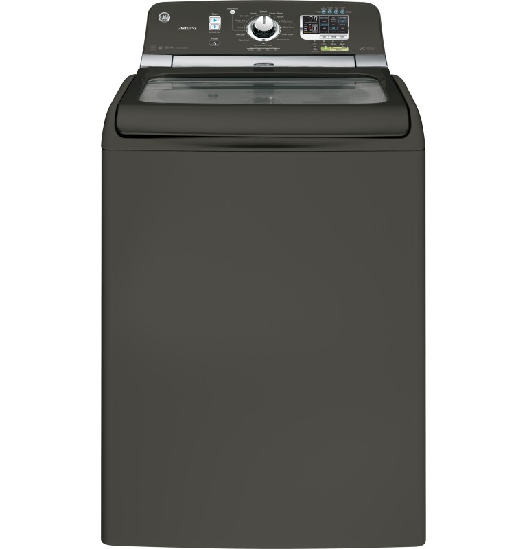 5.0 DOE cu. ft. capacity washer with stainless steel basket and steam GHWS8355HMC