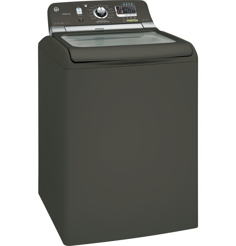 5.0 DOE cu. ft. capacity washer with stainless steel basket and steam GHWS8355HMC