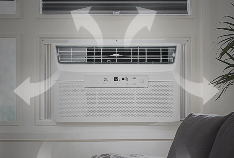 8,000 BTU Quiet Temp Smart Room Air Conditioner GHWW083WB1