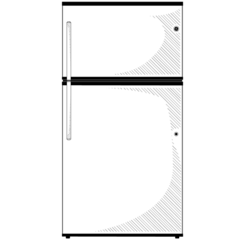 21.1 Cu. Ft. Top-Freezer Refrigerator GIE21GSHSS