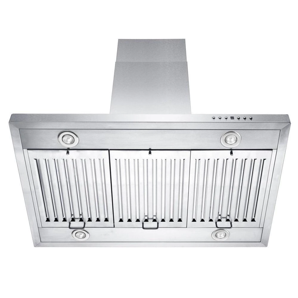 36 in. Ducted Island Mount Range Hood with Dual Remote Blower GL2IRD36