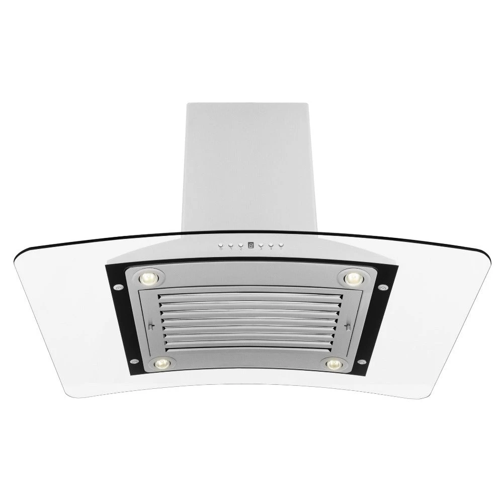 30 in. Convertible Vent Island Mount Range Hood GL9I30