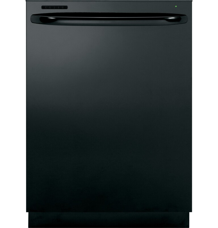 Tall Tub Built-In Dishwasher with hidden controls and towel bar handle GLD5708VBB