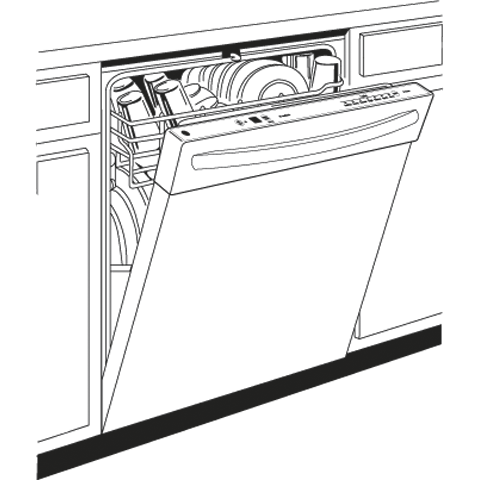 Built-In Dishwasher with Hidden Controls view 6