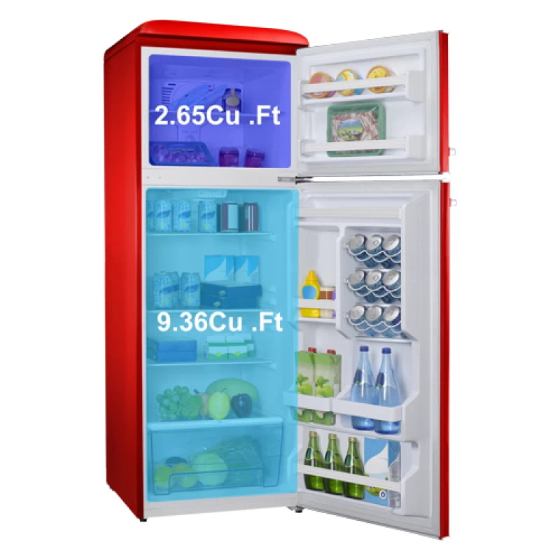12.0 Cu Ft Retro Top Mount Refrigerator GLR12TRDEFR