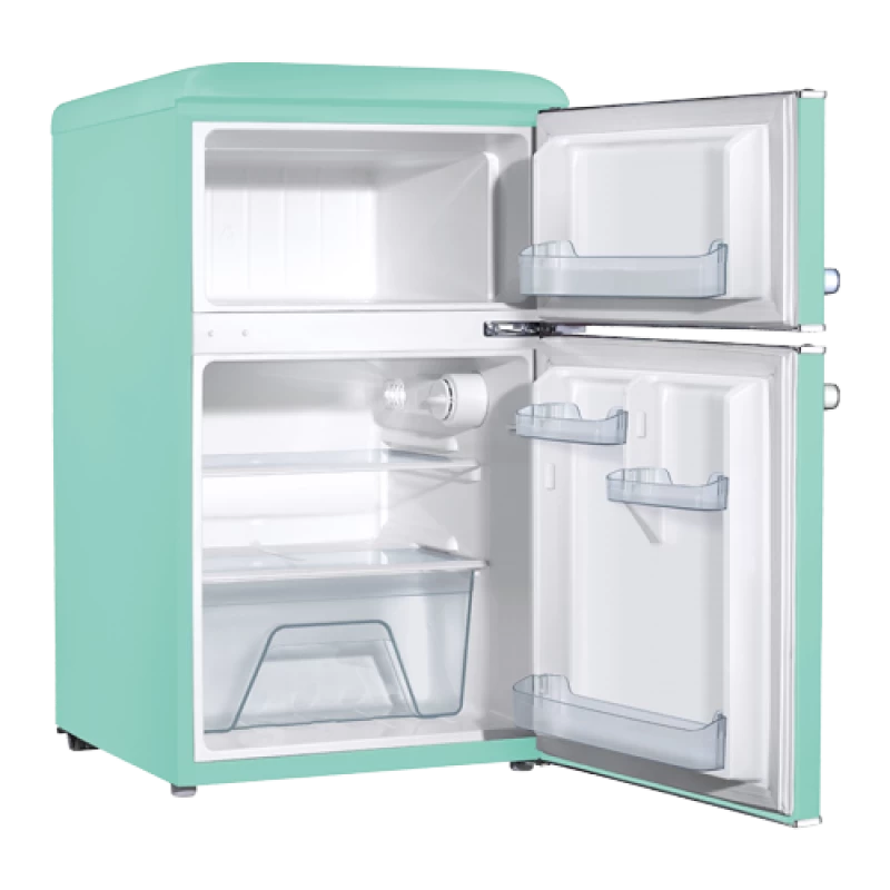 Galanz 3.1 Cu Ft Retro Dual Door Refrigerator GLR31TGNER